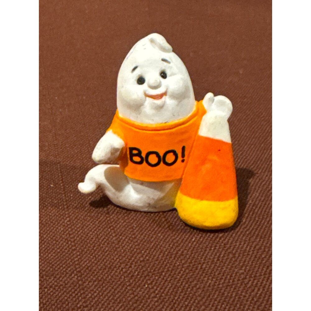Hallmark Merry Miniatures Halloween Ghost and Candy Corn